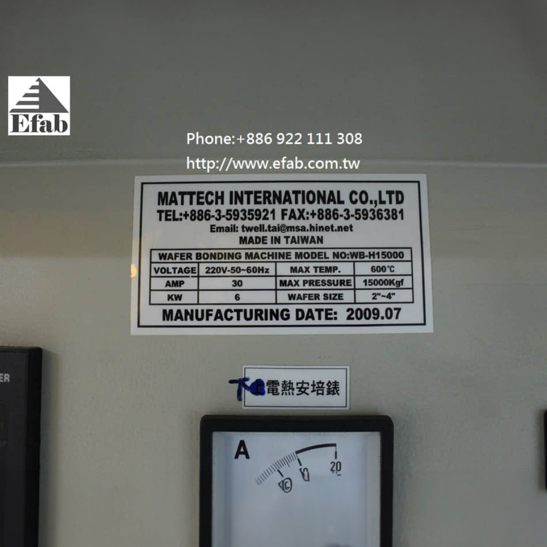 MATTECH - WB-H15000 Wafer Bonding Machine