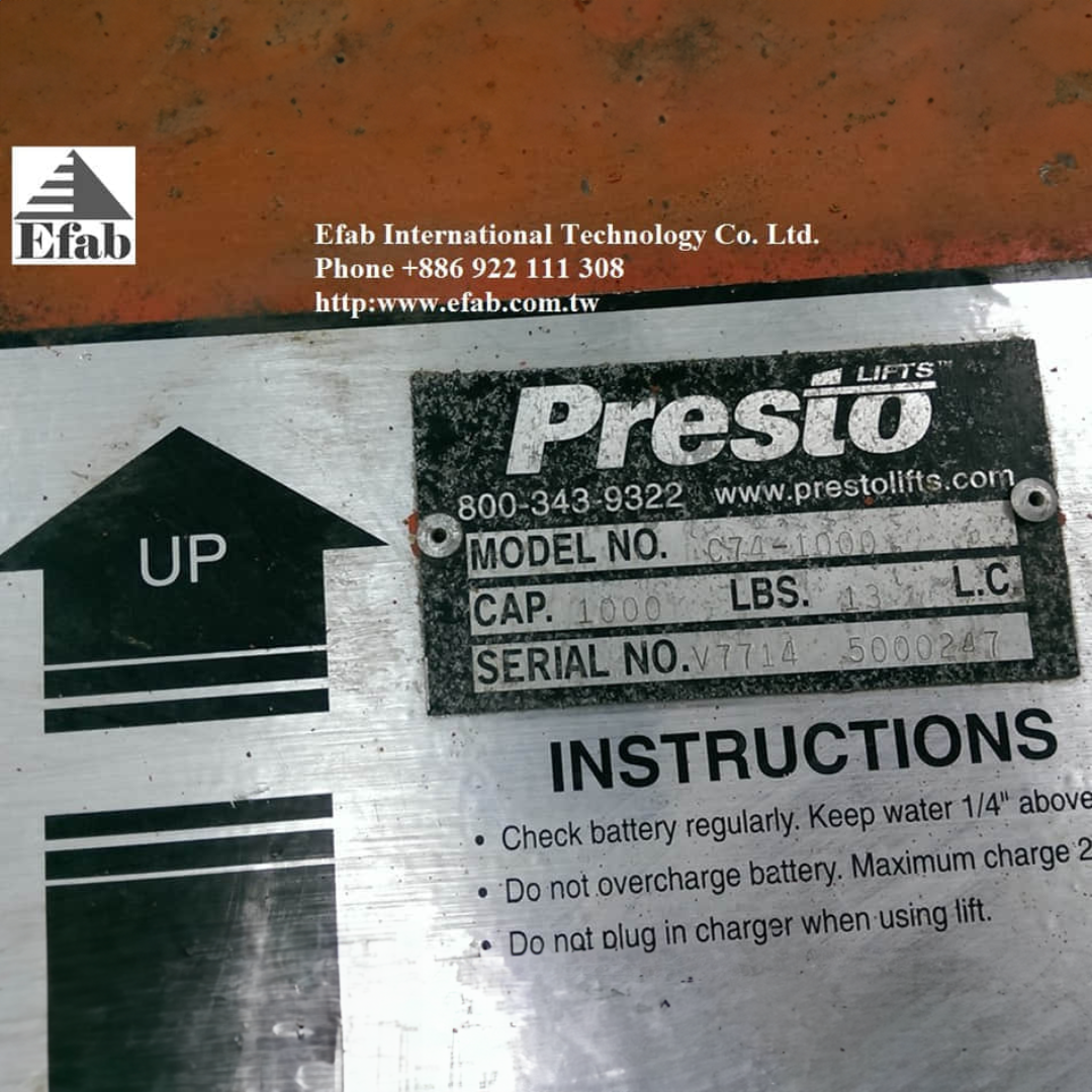 PRESTO LIFTS - Counterweight Forklift C74-1000