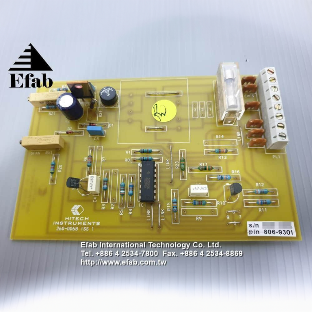HITECH INSTRUMENTS - H2 Monitor PCB for Glovebox H2 Detector
