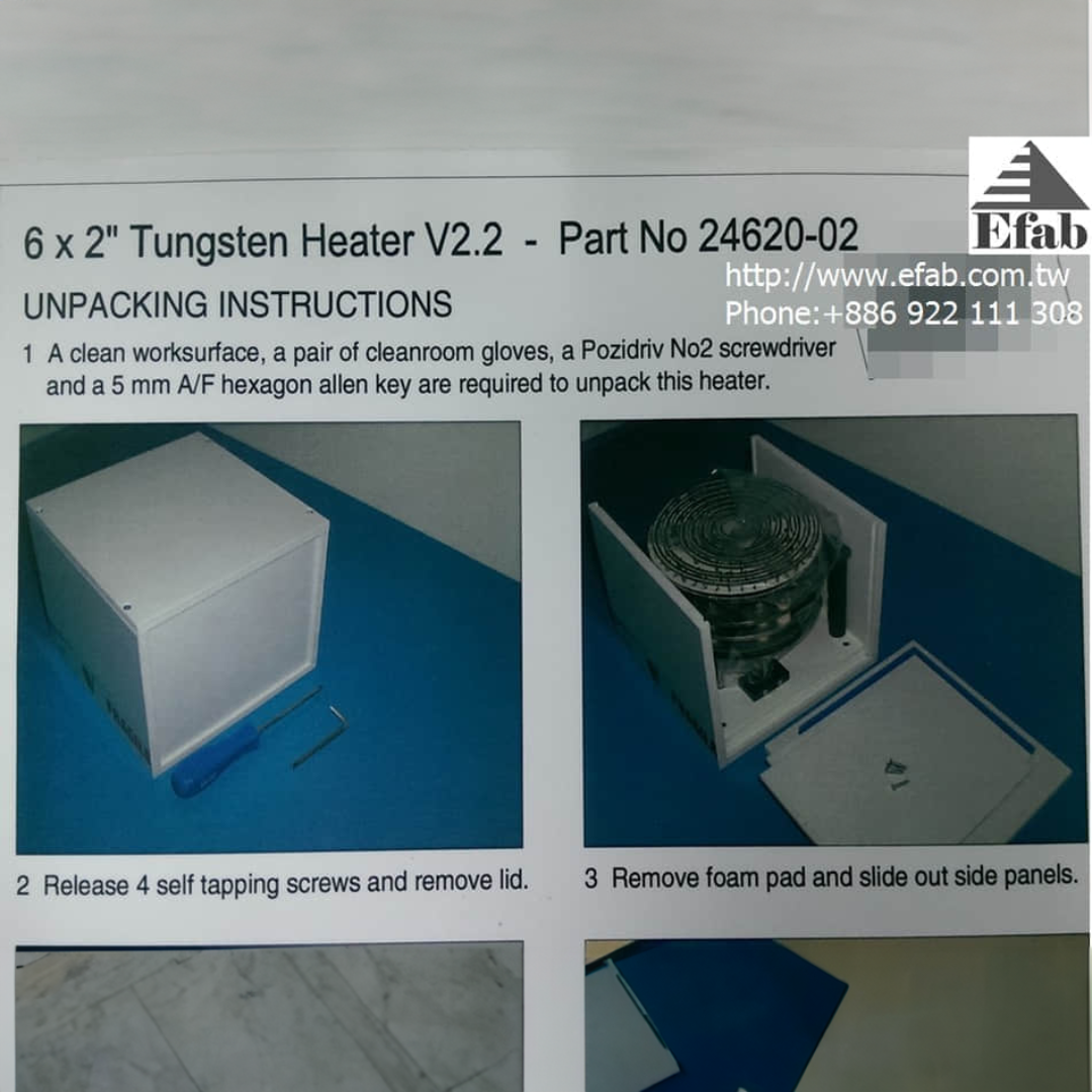 EFAB - Tungsten Heater