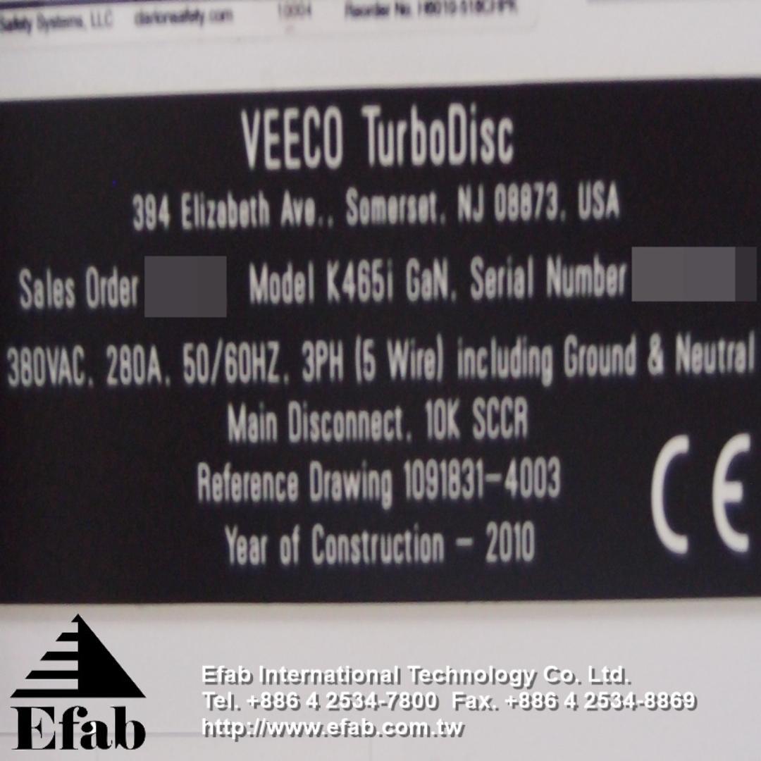 VEECO TurboDisc K465i GaN , 14x4"(6x6")