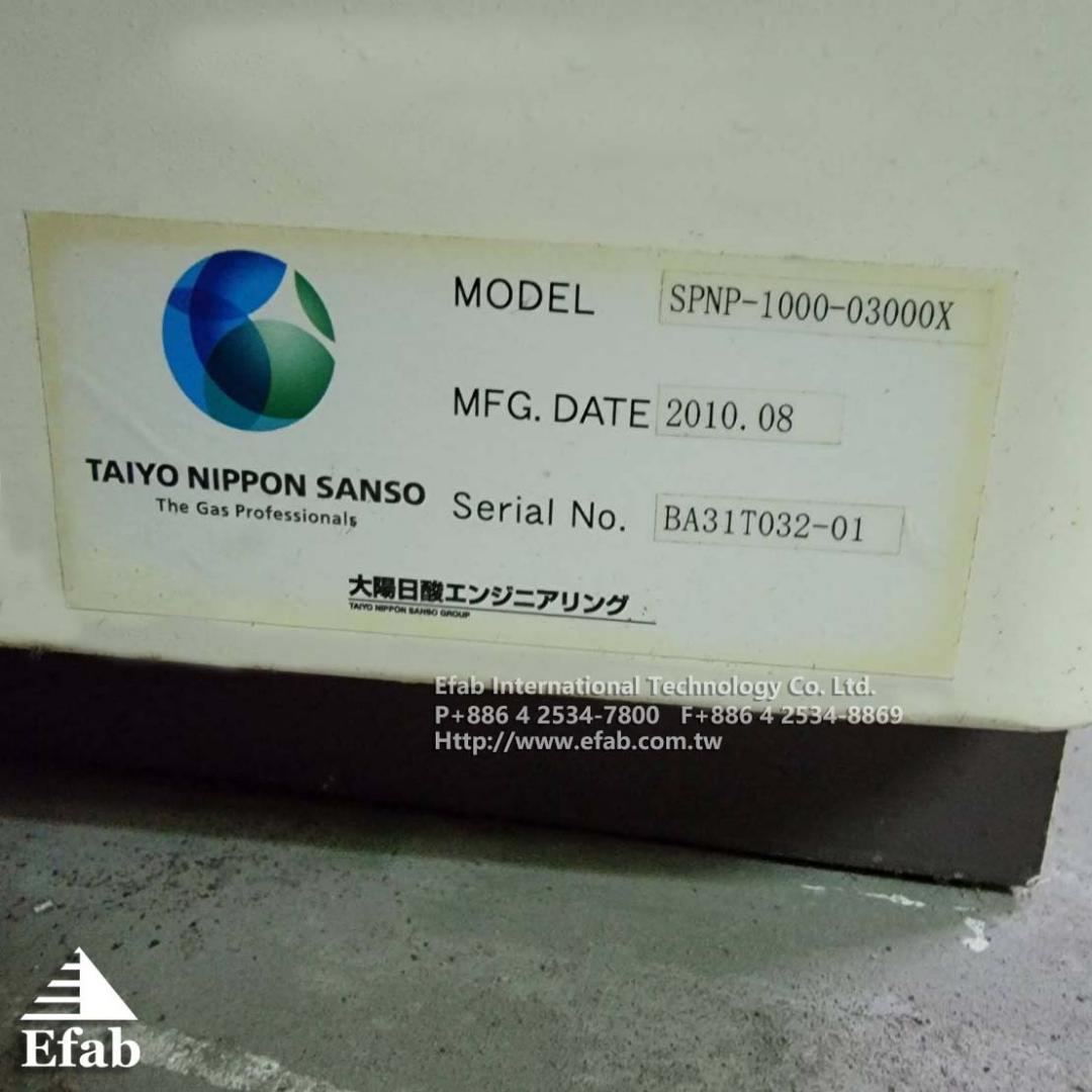 TAIYO NIPPON SANSO SPNP-1000-03000X, SOLD