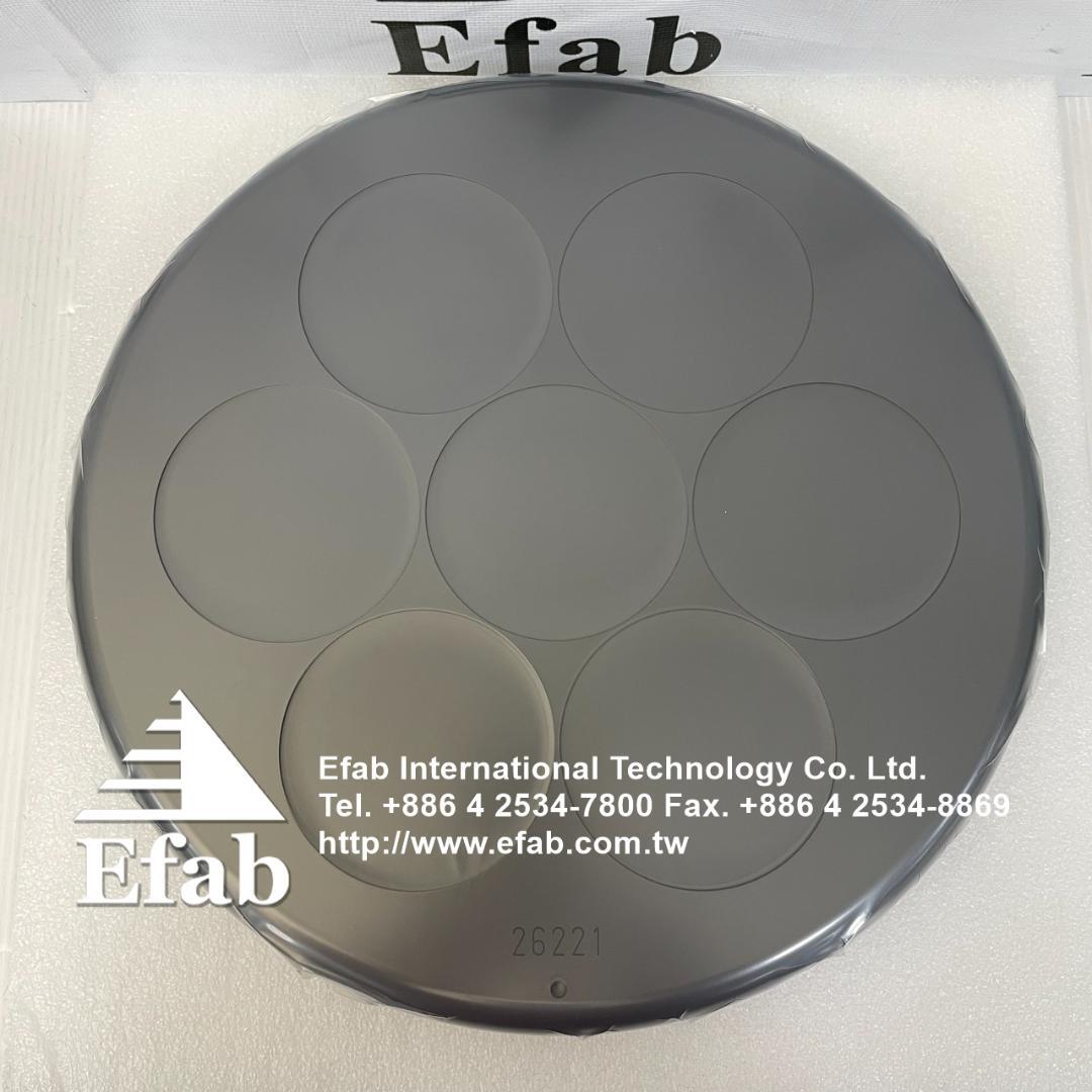 Efab Crius 7x4'' SiC Coated Susceptor, Pocket Depth 0.8mm