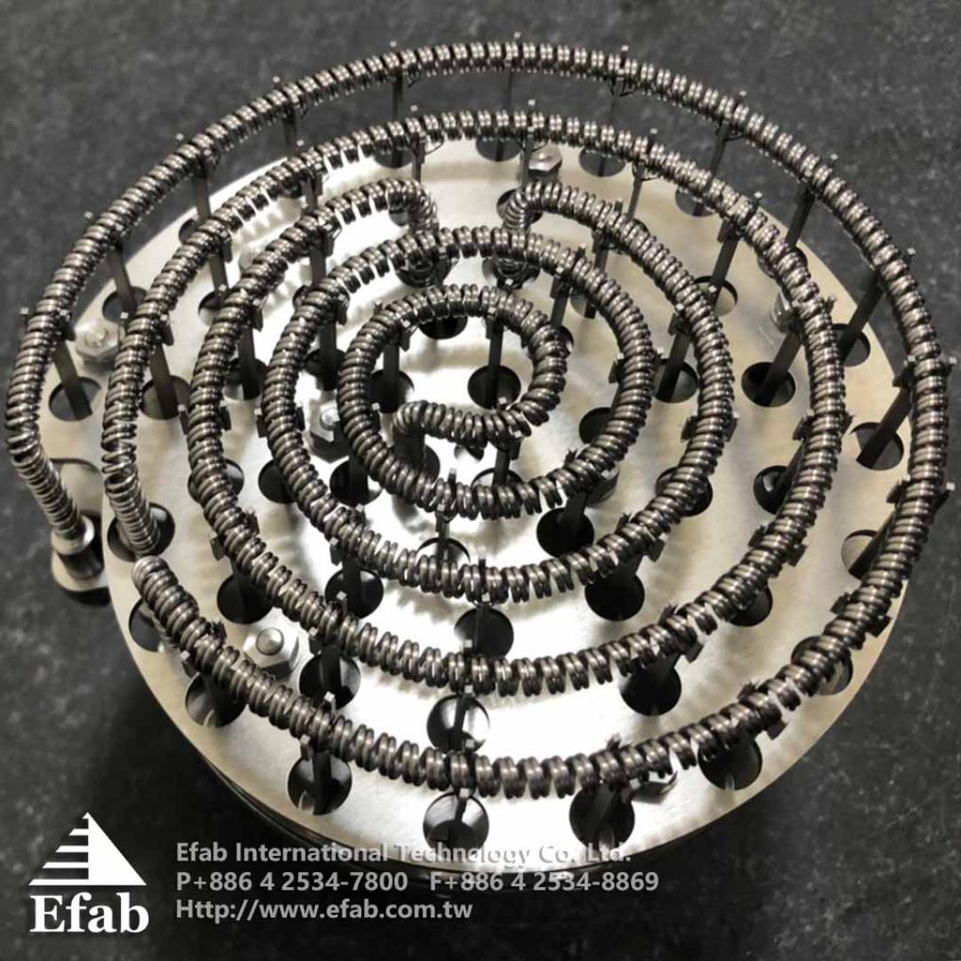 EFAB - Aixtron Crius 31x2" HI-TEMP Tungsten Heater Zone A/B/C