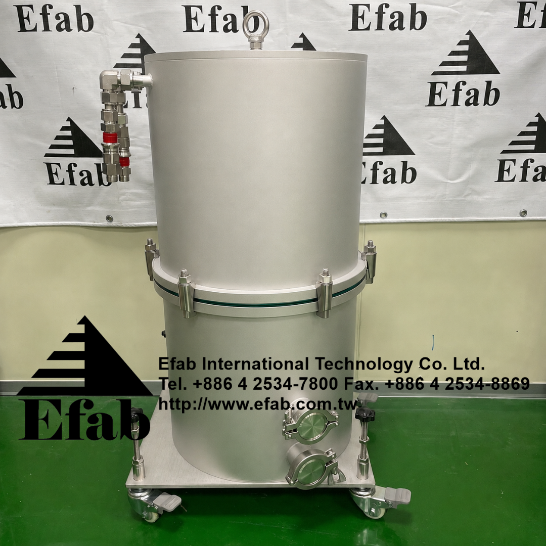 Efab Particle Filter, CT2000, 2xDN40KF (Vertical Cartridge Filter)