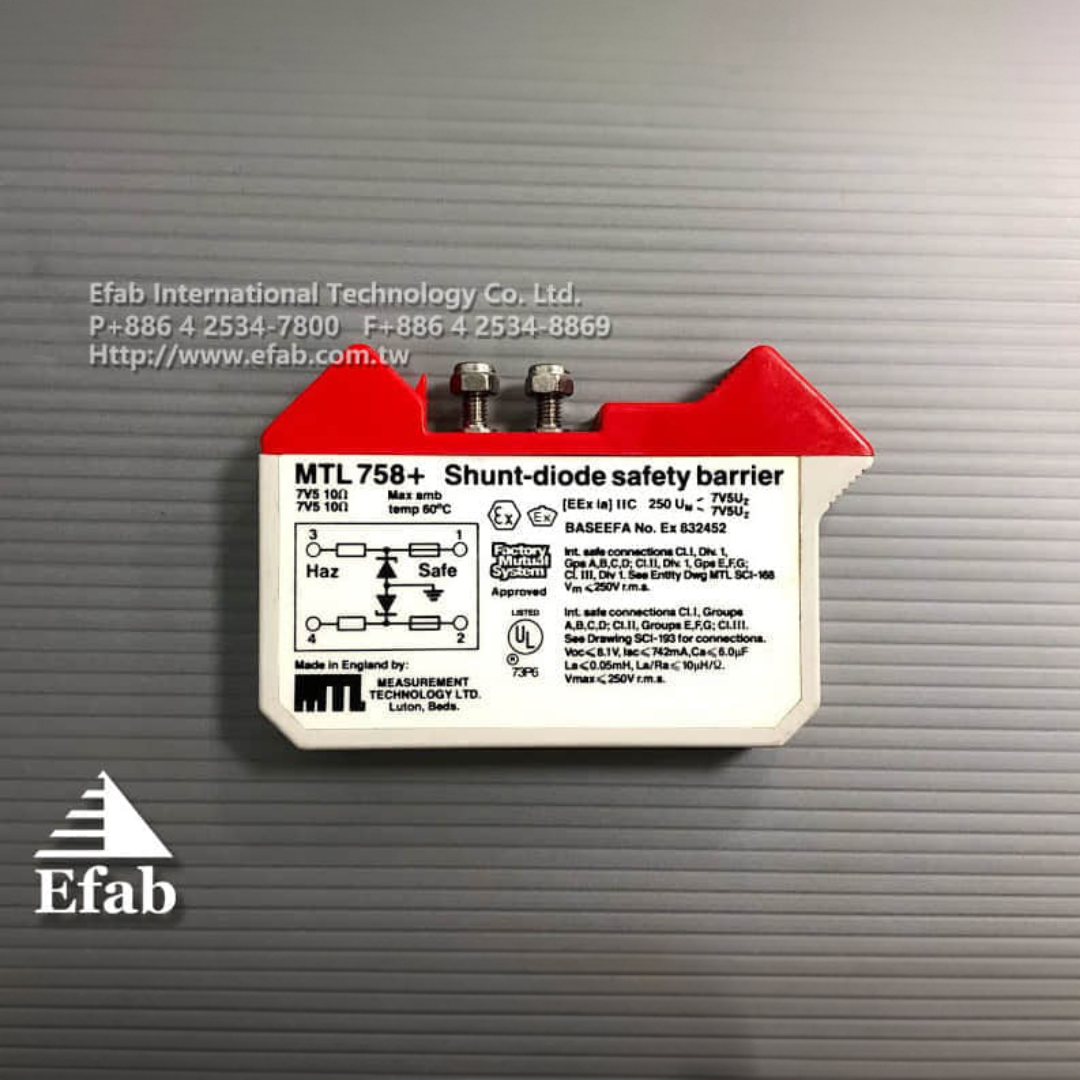 EFAB - MLT758+ Shunt-diode Safety Barrier