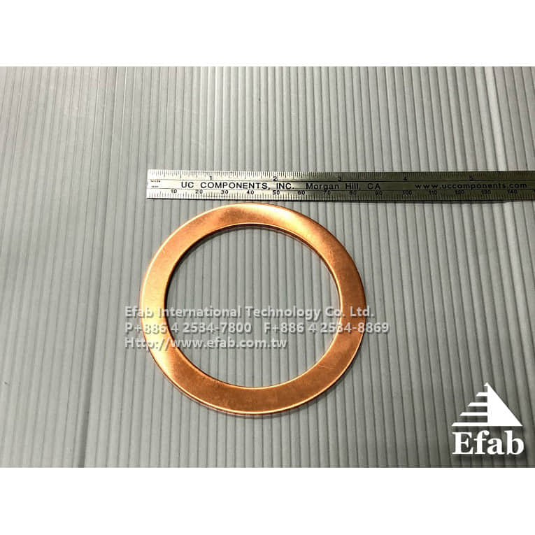 OEM Part NO： GASKET, CCPPER, 4 1/2''FLANGE 3.243''OD 2.506''ID