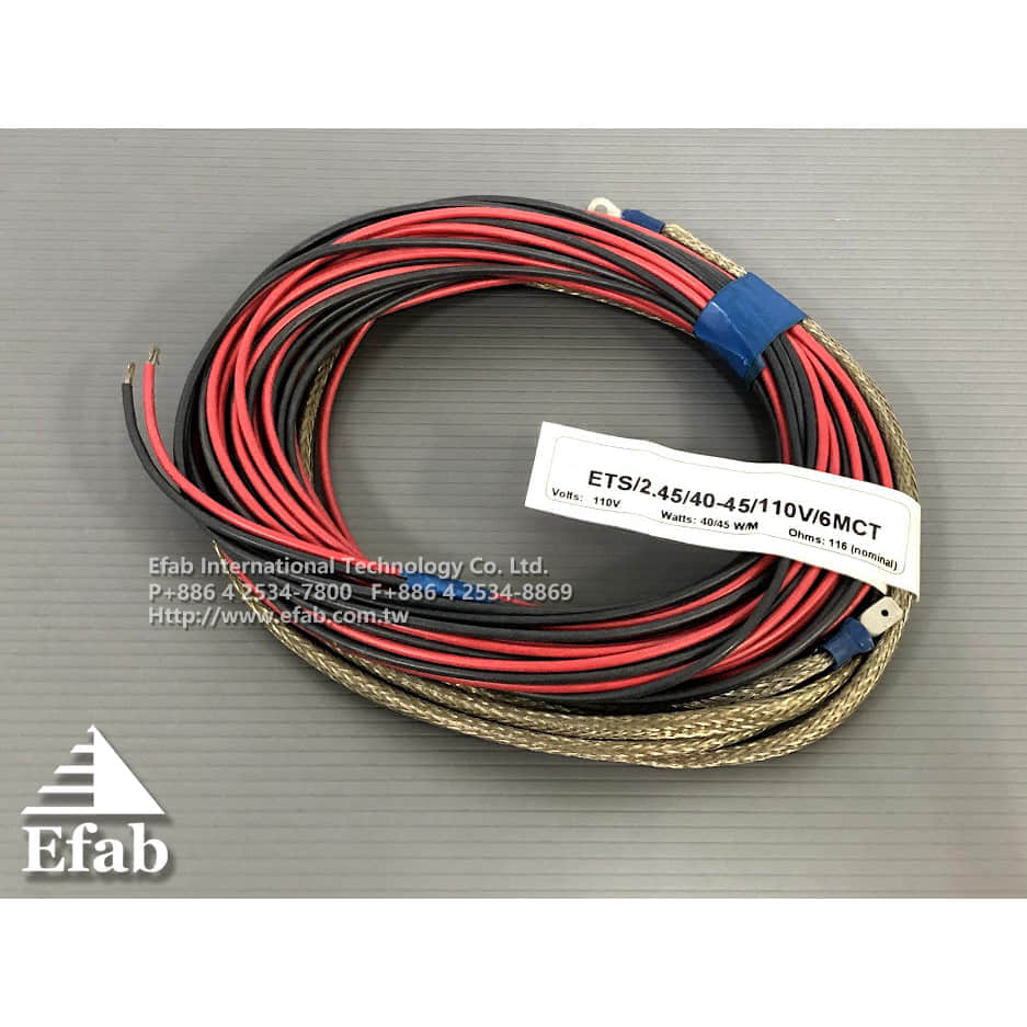 OEM Part NO：100003233 ( 9-12677 ) Heating tape*Ø1xL2.45m*110V*40W/m*60°C