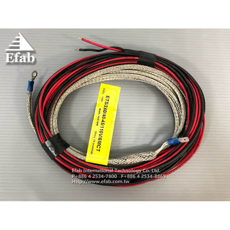 OEM Part NO：100002606 ( 90131550 ) Heating tape*Ø1xL3.6m*110V*40W/m*60°C